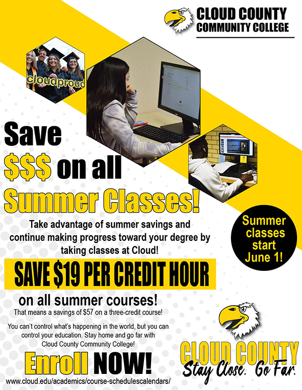 CCCC offering reduced rate for summer courses